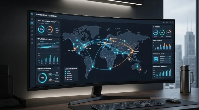 Centralized supply chain control tower providing real-time data visibility and radical transparency for Western brands.