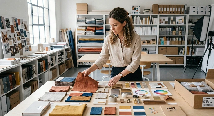 Agile Ops support for sample curation and visual content coordination in a professional China-based studio.